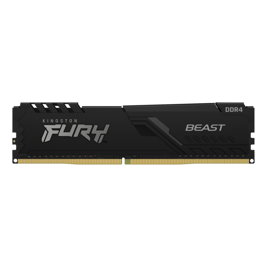 Memoria RAM Kingston FURY Beast Black DDR4, 3200MHz, 16GB, CL16, XMP