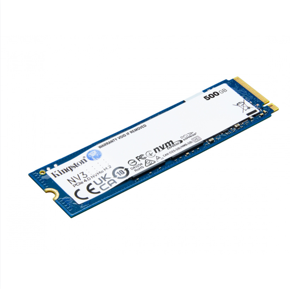 SSD Kingston SNV3S NVMe, 500GB, M.2, 3000 MB/s Escritura, 5000 MB/s Lectura, PCI Express 4.0