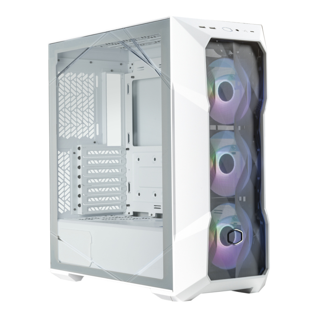 Gabinete Cooler Master MasterBox TD500 Mesh V2, Midi-Tower, ATX/EATX/Micro-ATX/Mini-ITX/SSI-CEB, USB 3.0, sin Fuente, 3 Ventiladores Instalados, Blanco