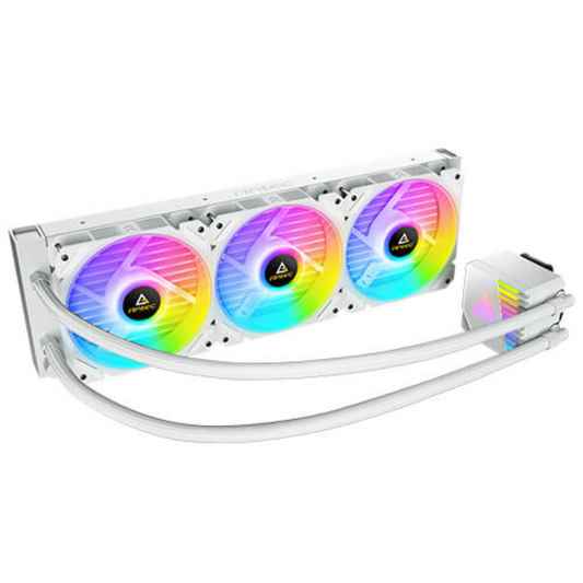 Antec SYMPHONY 360 ARGB Enfriamiento Líquido para CPU, 3x 120mm, hasta 1600RPM, Blanco