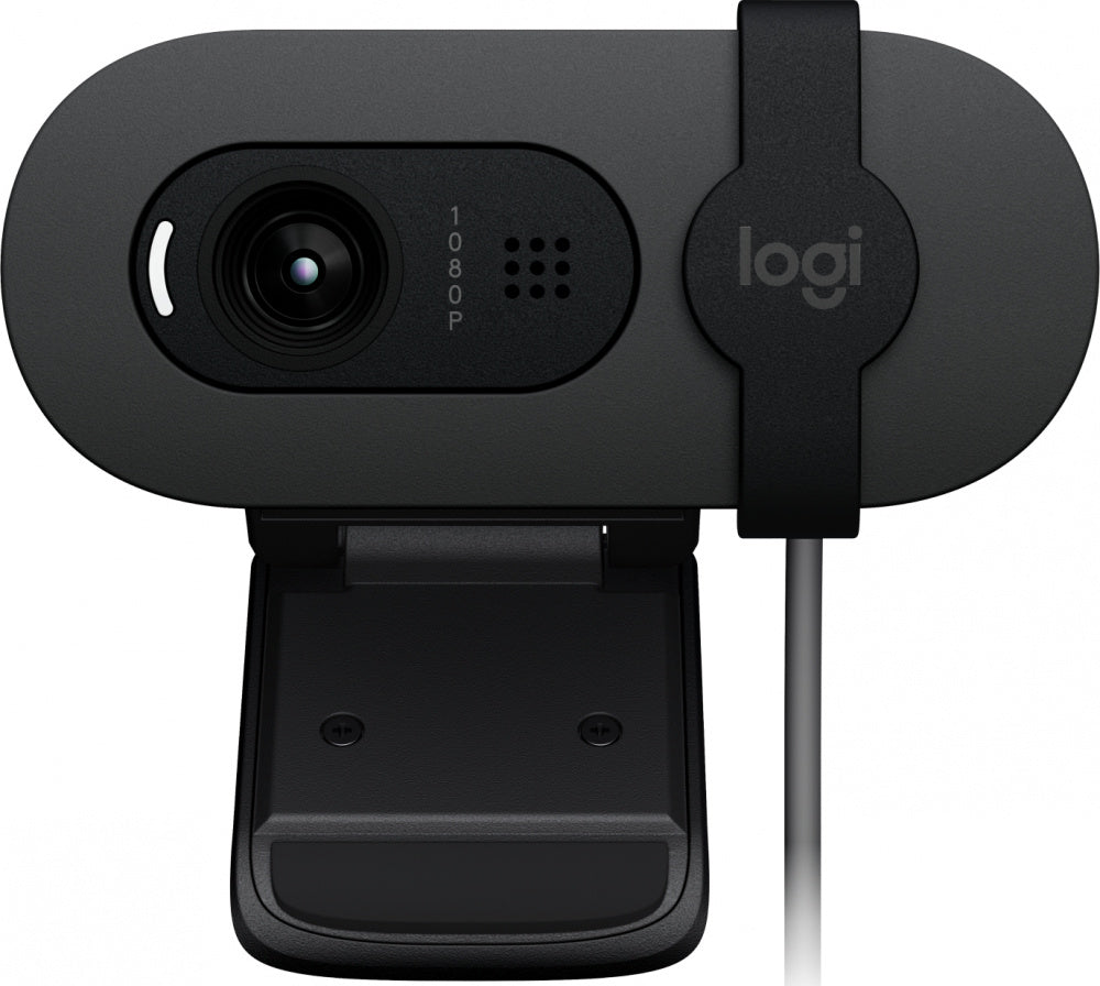 Logitech Webcam Brio 100, 2MP, 1920 x 1080 Pixeles, USB