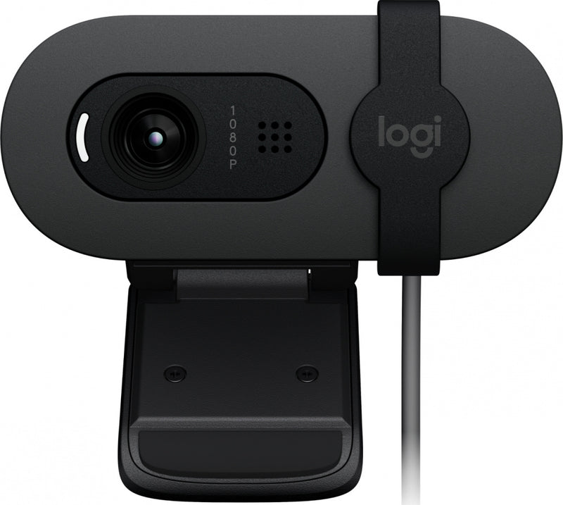 Logitech Webcam Brio 100, 2MP, 1920 x 1080 Pixeles, USB