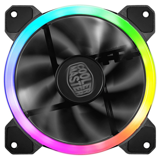 Ventilador Cooler Master MasterFan MF120 S2 ARGB, 120mm, 1200RPM, Negro