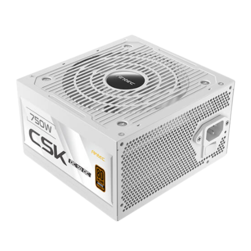 Fuente de Poder Antec CSK750 DC 80 PLUS Bronze ATX, 24-pin ATX, 12VHPWR, 120mm, 750W