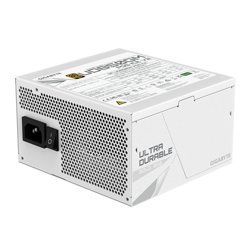 Fuente de Poder Gigabyte UD850GM PG5 V2 ICE 80 PLUS Gold ATX, Modular, 24-pin ATX, 12VHPWR, 120mm, 850W