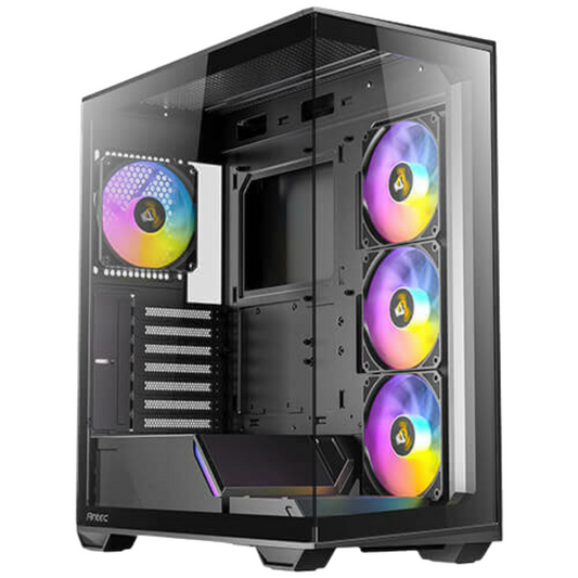 Gabinete Antec Constellation C3 ARGB, Midi-Tower, ATX/Micro-ATX/Mini-ITX, USB 2.0/3.0, sin Fuente, 4 Ventiladores Instalados, Negro