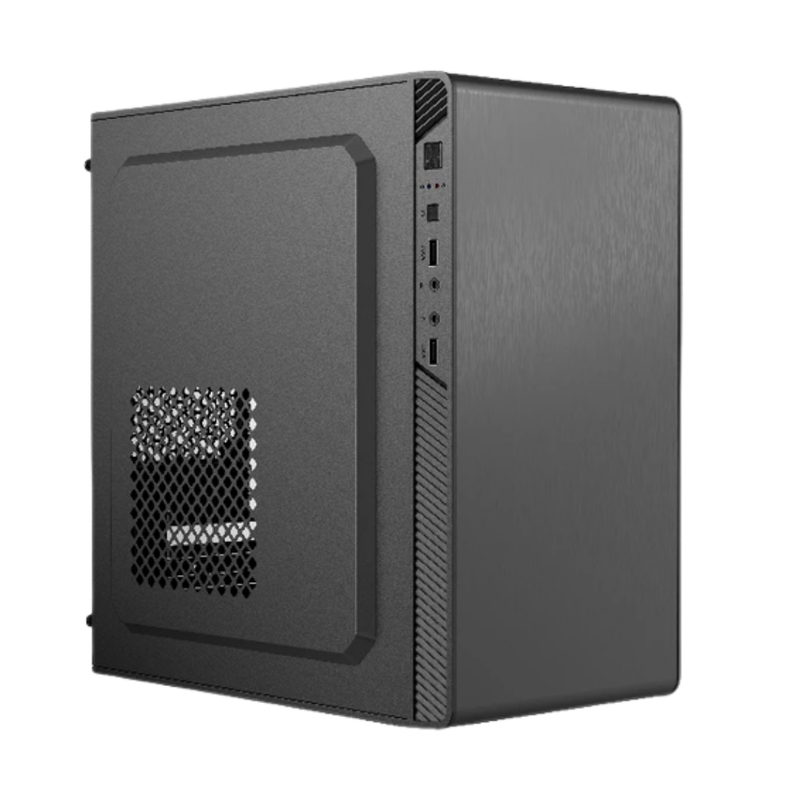 Gabinete Acteck Performance II GI215, Micro-Tower, Micro-ATX/Mini-ITX, USB 2.0, con Fuente de 500W, sin Ventiladores Instalados, Negro