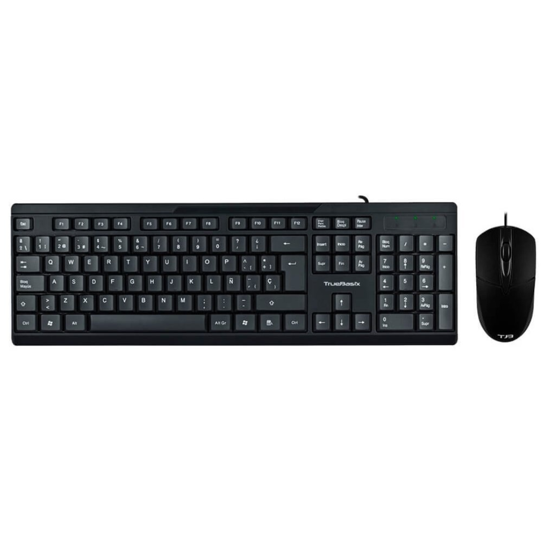 Kit de Teclado y Mouse Acteck Combo Creator MK210, Alámbrico, USB, Negro