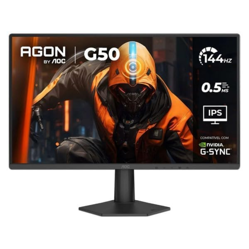 Monitor Gamer AOC 24G50F LCD IPS 23.8", 1920x1080 Full HD, 144Hz, HDMI/DisplayPort, Negro