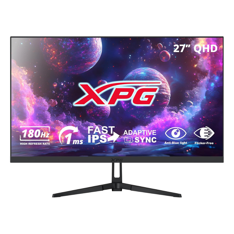 Monitor Gamer XPG RIFT R27Q8 LED 27", 2560x1440, 180Hz, HDMI/DisplayPort, Negro