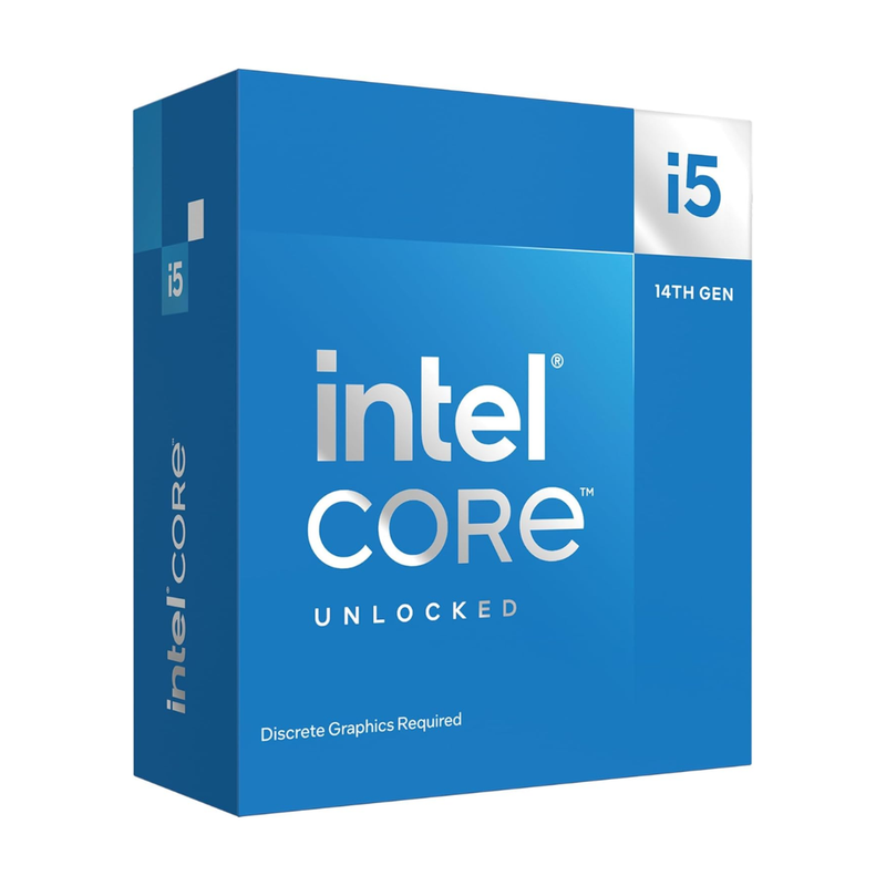 Procesador Intel Core i5-14600KF, LGA 1700, 5.3GHz, 14 Núcleos, 24MB Caché, No incluye Disipador - 14va. Generación Raptor Lake