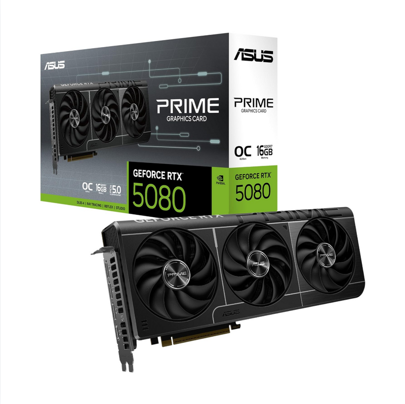 Tarjeta de Video ASUS NVIDIA GeForce RTX 5080 PRIME, 16GB 256-bit GDDR7, PCI Express 5.0