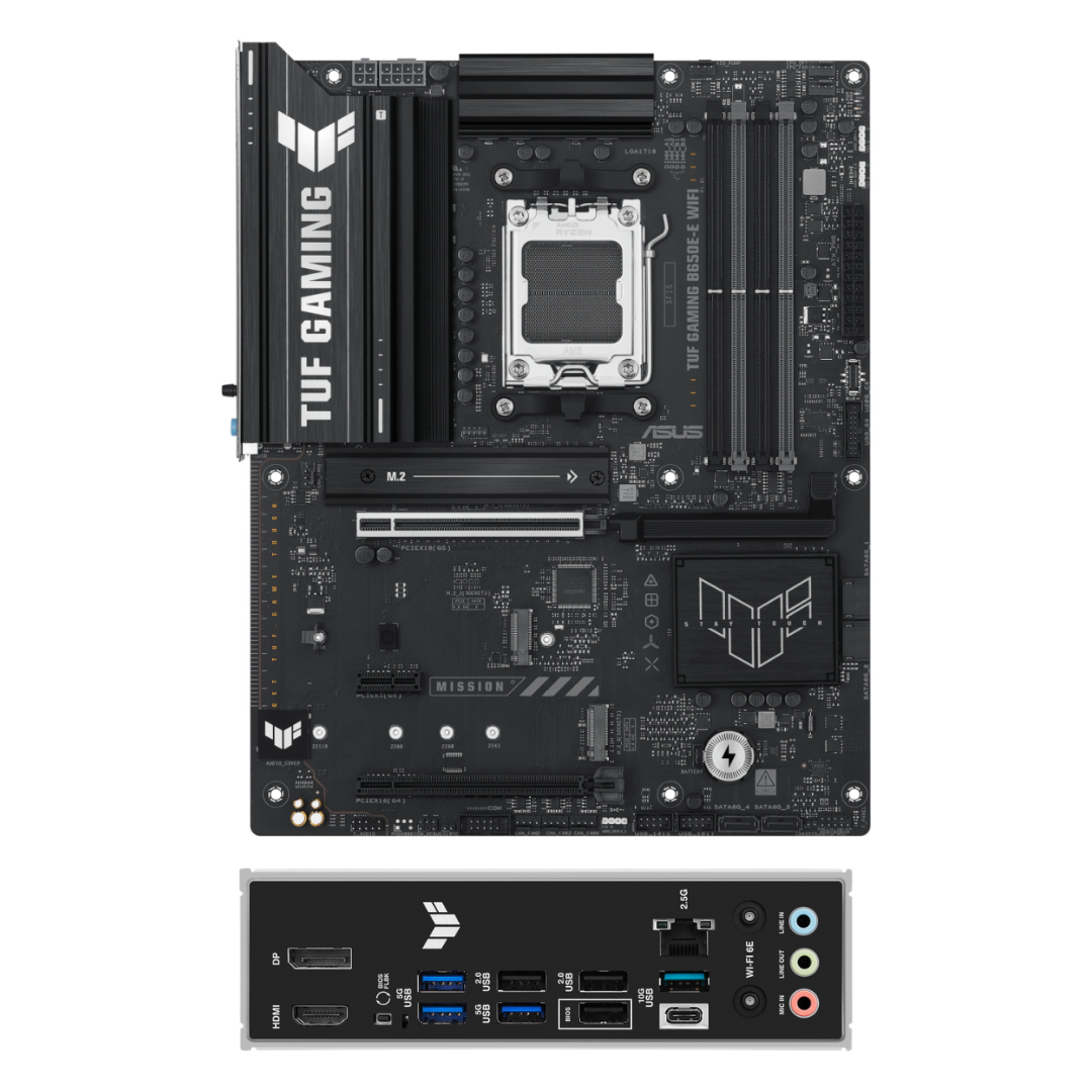 Tarjeta Madre ASUS TUF GAMING B650E-E WIFI, ATX, Socket AM5, AMD B650, 256GB DDR5, HDMI/DP para AMD