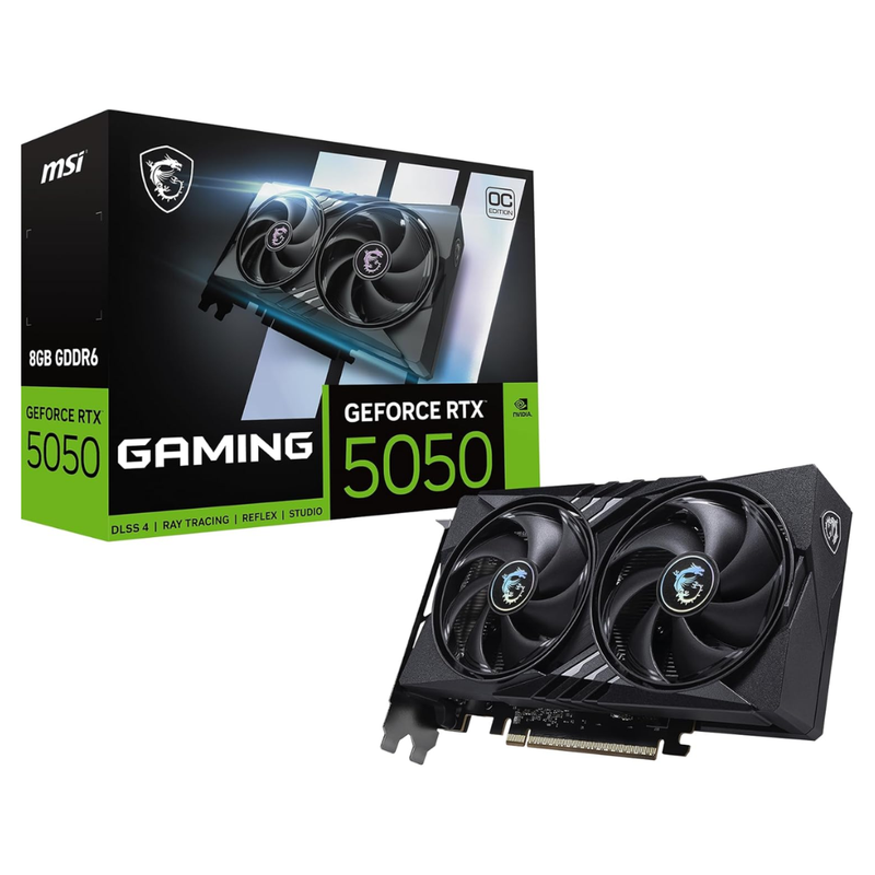 Tarjeta de Video MSI NVIDIA GeForce RTX 5050, 8GB 128-bit GDDR6, PCI Express 4.0