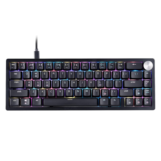 Teclado Gamer XPG Sorcerer Mini LED RGB 65%, Teclado Mecánico, MLX Red, Alámbrico, USB, Negro, Español