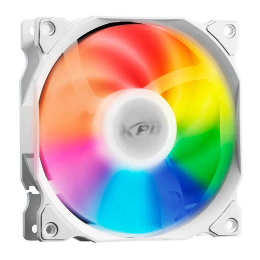 Ventilador XPG Vento 120 ARGB LED, 120mm, 1200RPM, Blanco