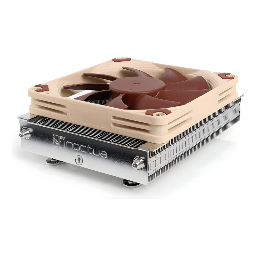 Noctua NH-L9a-AM4, Disipador Silencioso de Perfil Bajo para las CPU de la Plataforma Ryzen de AMD, Café