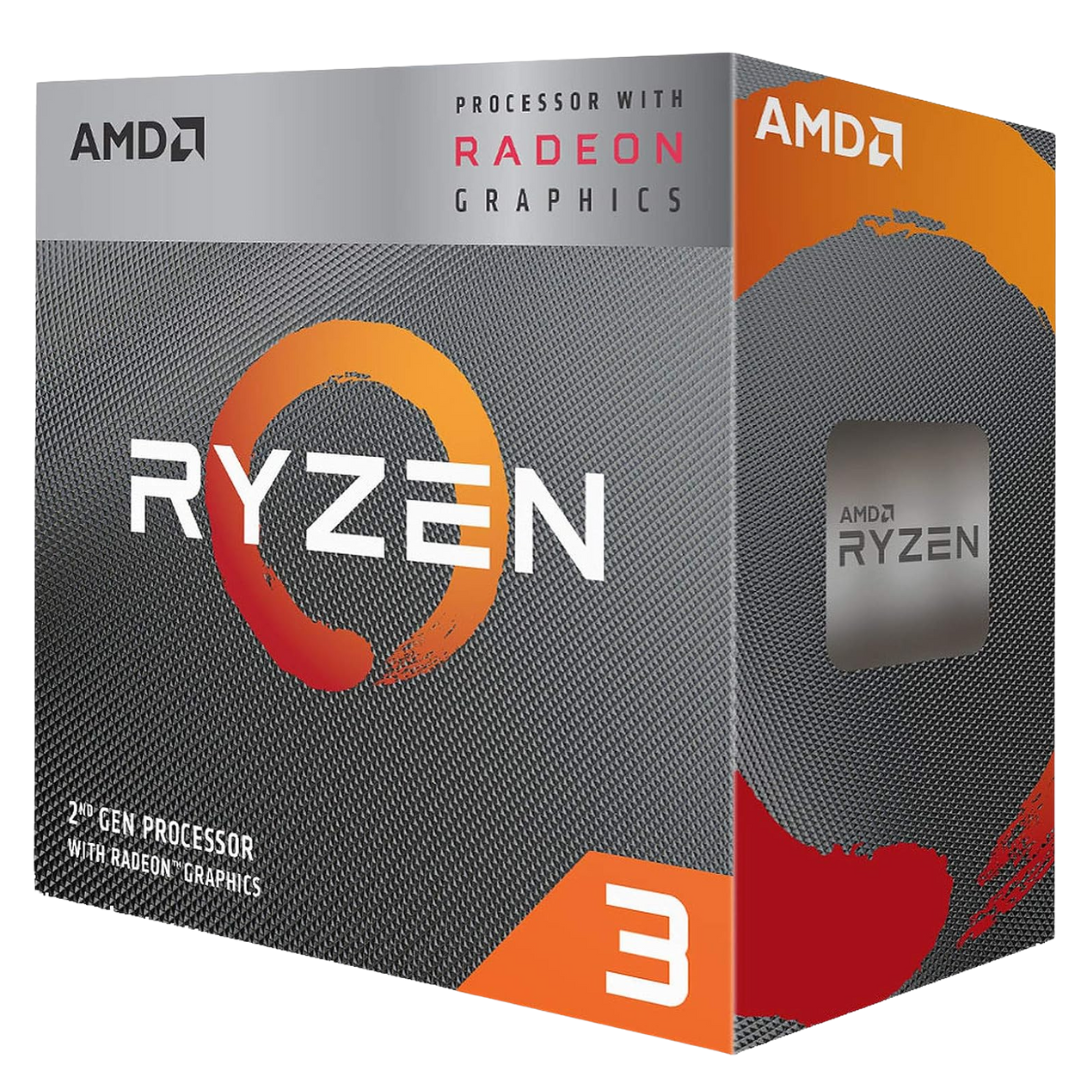 Ryzen 3 3200G con AMD Radeon Graphics, Socket AM4, 4GHz, 4 Núcleos, 4MB Caché - Incluye Disipador