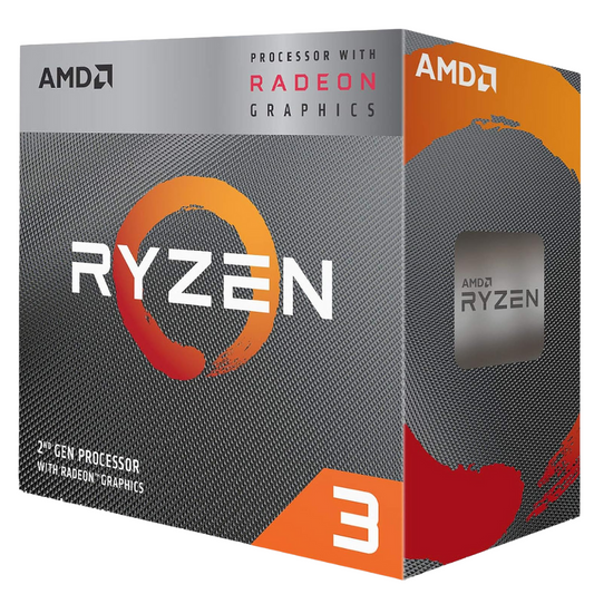 Ryzen 3 3200G con AMD Radeon Graphics, Socket AM4, 4GHz, 4 Núcleos, 4MB Caché - Incluye Disipador