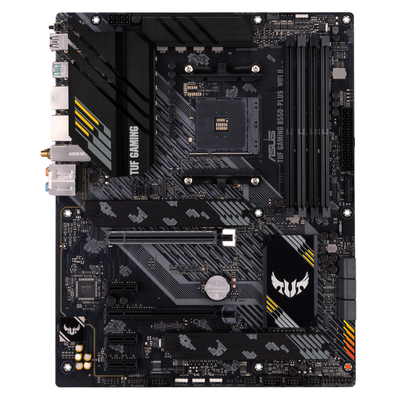 Tarjeta Madre ASUS ATX TUF Gaming B550-PLUS WIFI II, S-AM4, AMD B550, HDMI, 128GB DDR4 para AMD