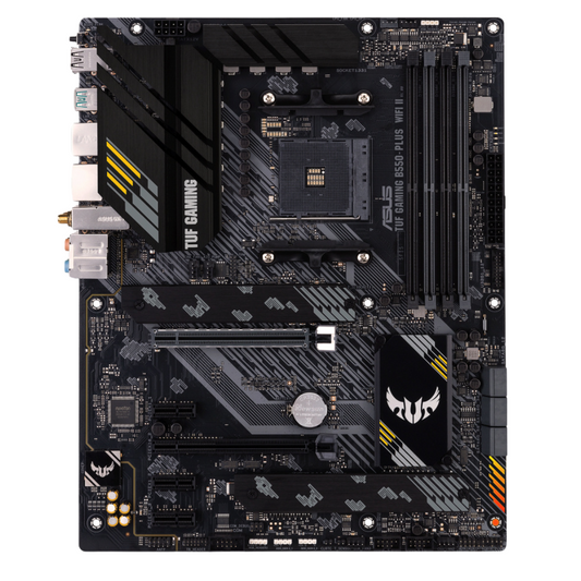 Tarjeta Madre ASUS ATX TUF Gaming B550-PLUS WIFI II, S-AM4, AMD B550, HDMI, 128GB DDR4 para AMD